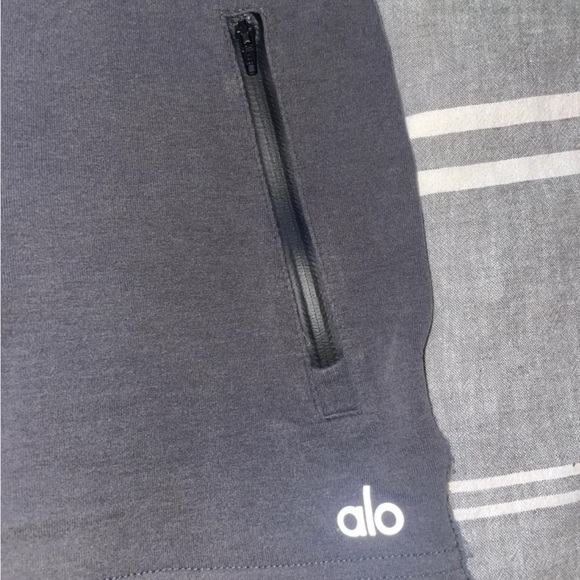 ALO Yoga Charcoal Gray Shorts - Picture 3 of 6